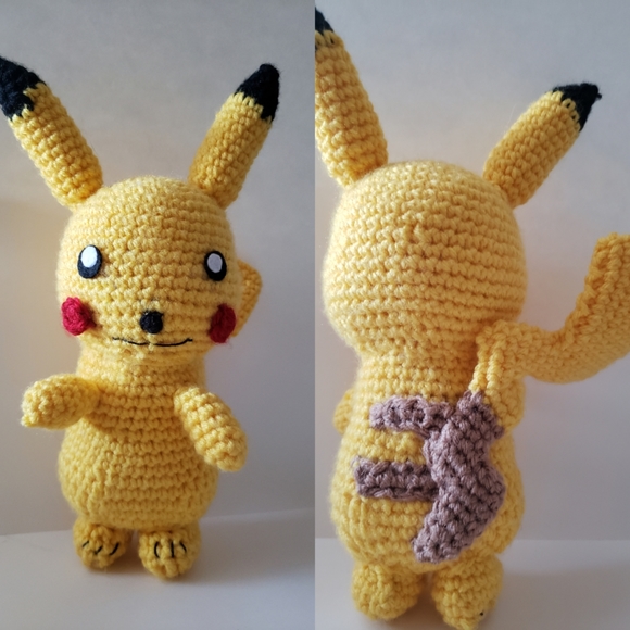 Hand Crafted Other - Hand Made Pikachu INSPIRED Amigurumi